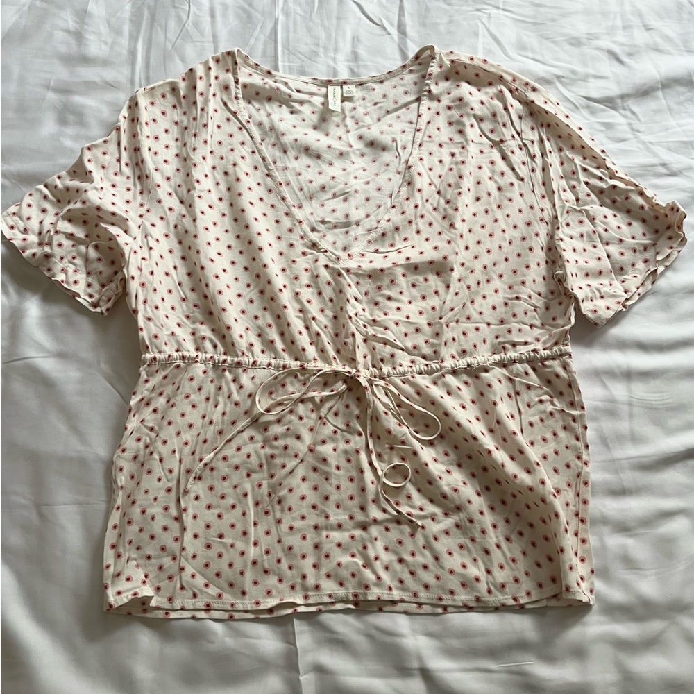 New Without Tags! Anthropologie V-neck Blouse (S)